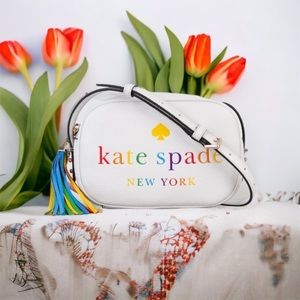 kate spade: “Kourtney” Rainbow Camera bag ♠️🏳️‍🌈